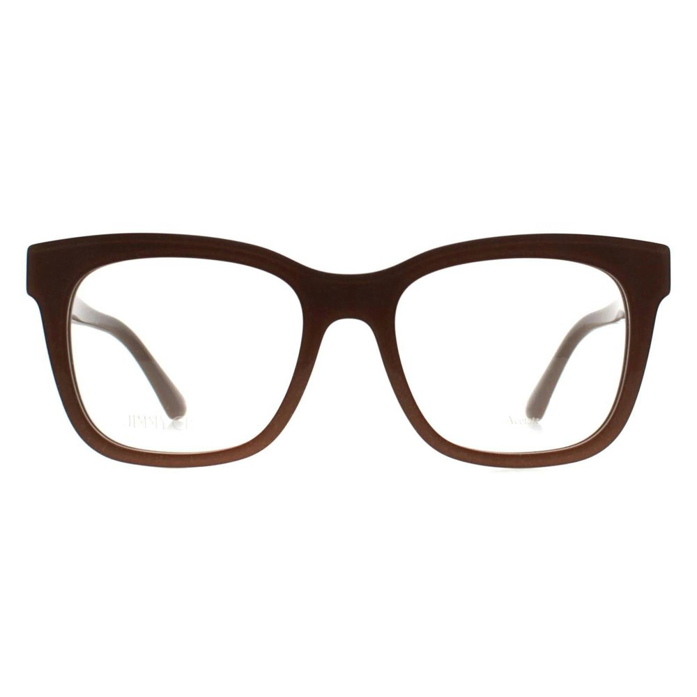 Jimmy Choo JC Womens Nude Glitter Glasses Rackhams