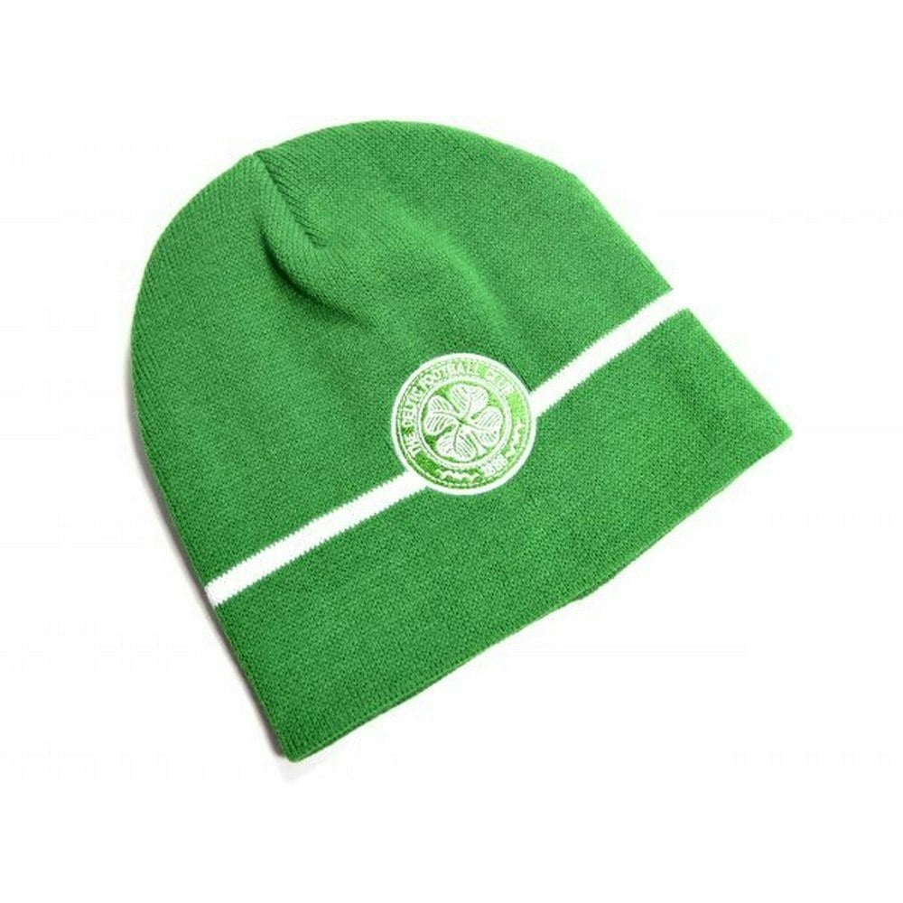 Celtic FC Unisex Adults Basic Knitted Beanie Hat - Green