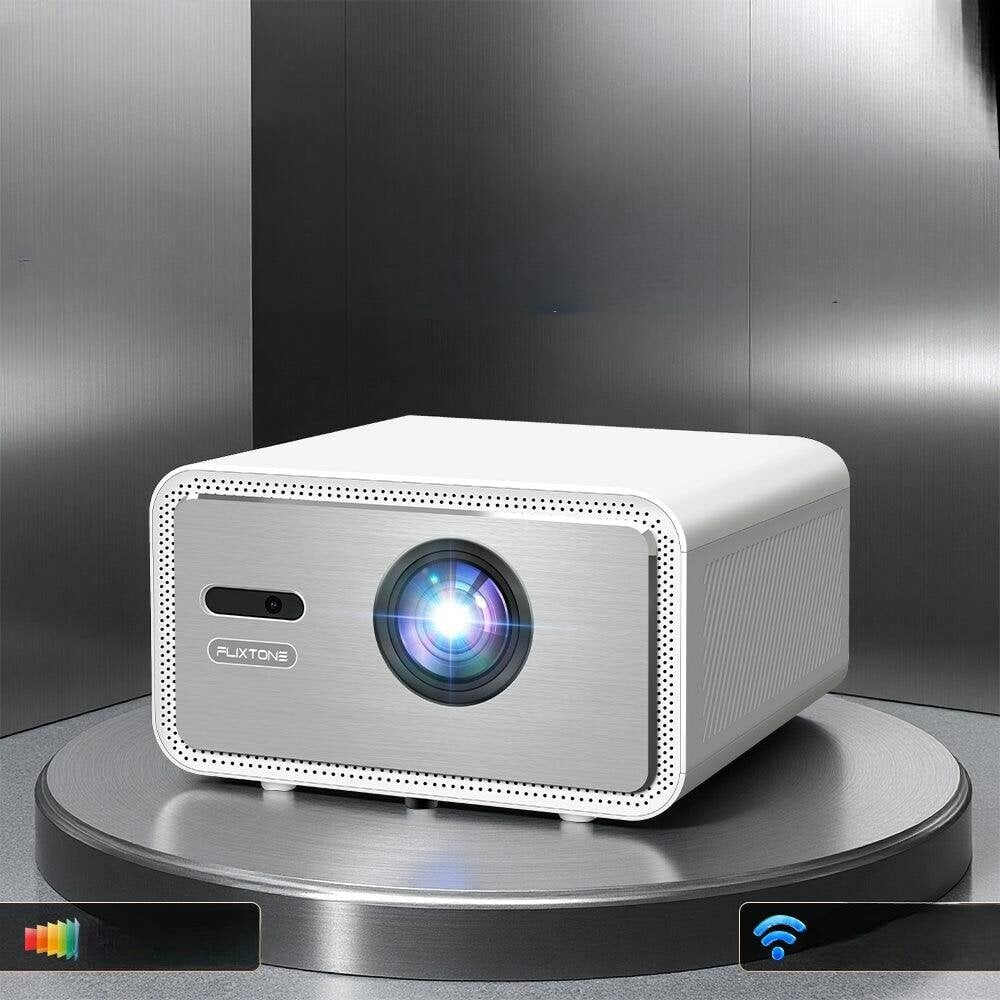 Flixtone Home theater projector, 900 ANSI, Full HD 1080p, Android 12, autofocus and keystone correction