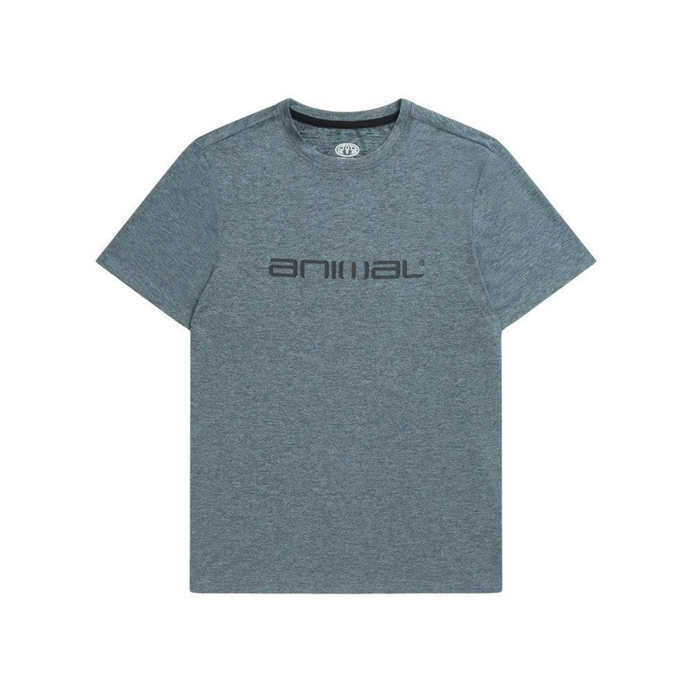 Animal Mens Latero Logo Swimming T-Shirt - Pale Blue