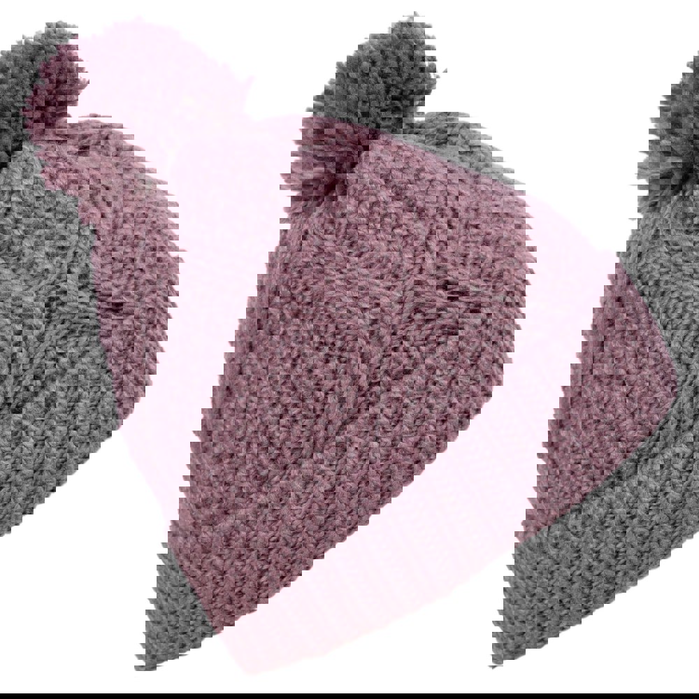 Trespass Women's Zyra Knitted Beanie - Rose Tone