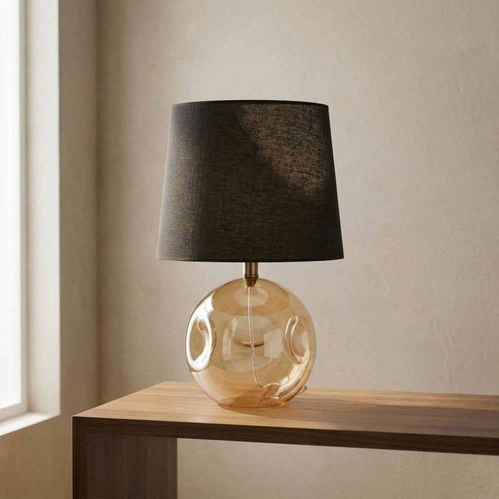 Garden Greatness Contemporary Organic Glass Table Lamp