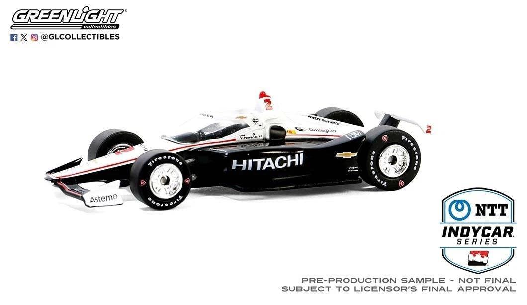 MCSlots Josef Newgarden #2 2024 Indycar Team Penske Hitachi 1:64 Greenlight 11596