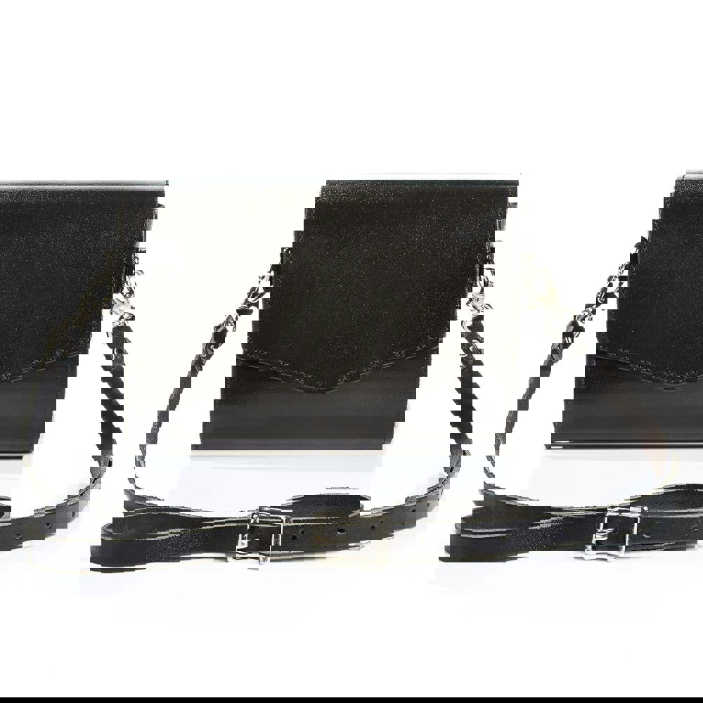 Black Leather Clutch - Clutch Bag - Zatchels