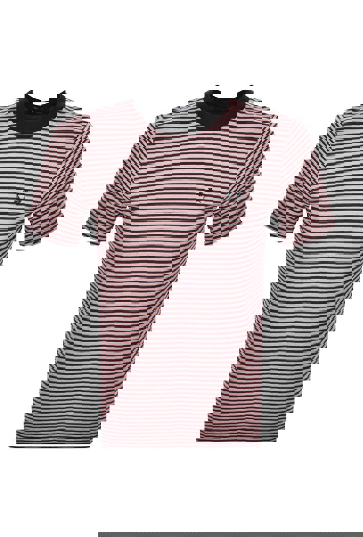 Fred Perry Men's Fine Stripe Heavyweight T-Shirt