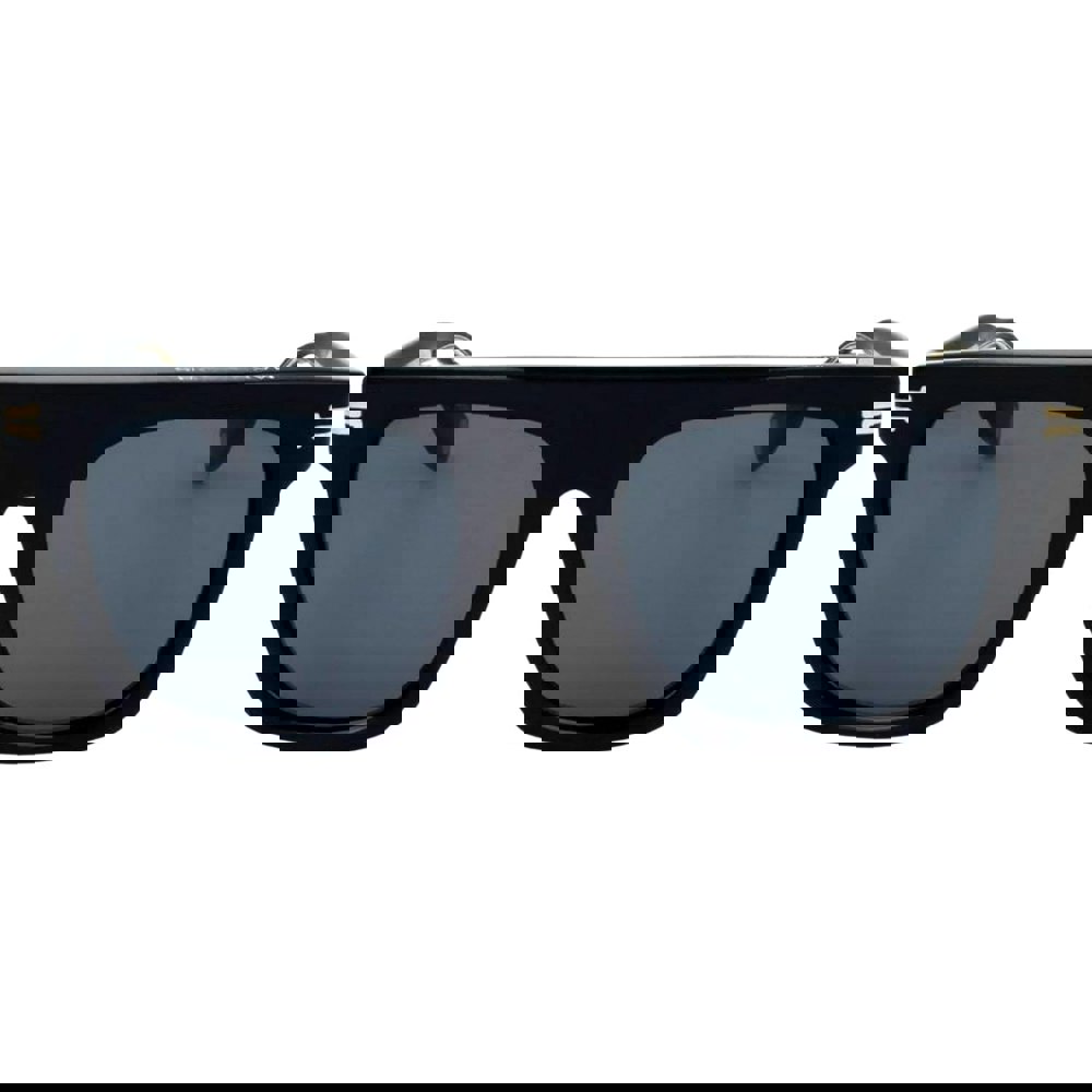 Marc Jacobs Black Round Framed Grey Lens Sunglasses One Size
