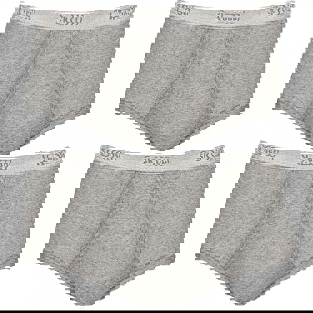 Sloggi Basic 2-Pack Men's Maxi Briefs, Grey Melange