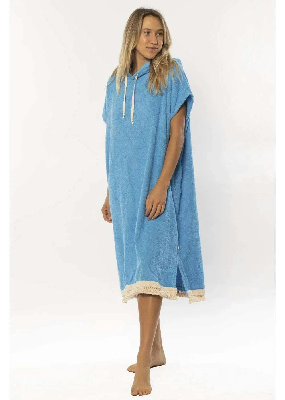 Sisstrevolution Playa Hooded Towel - Ocean - One Size