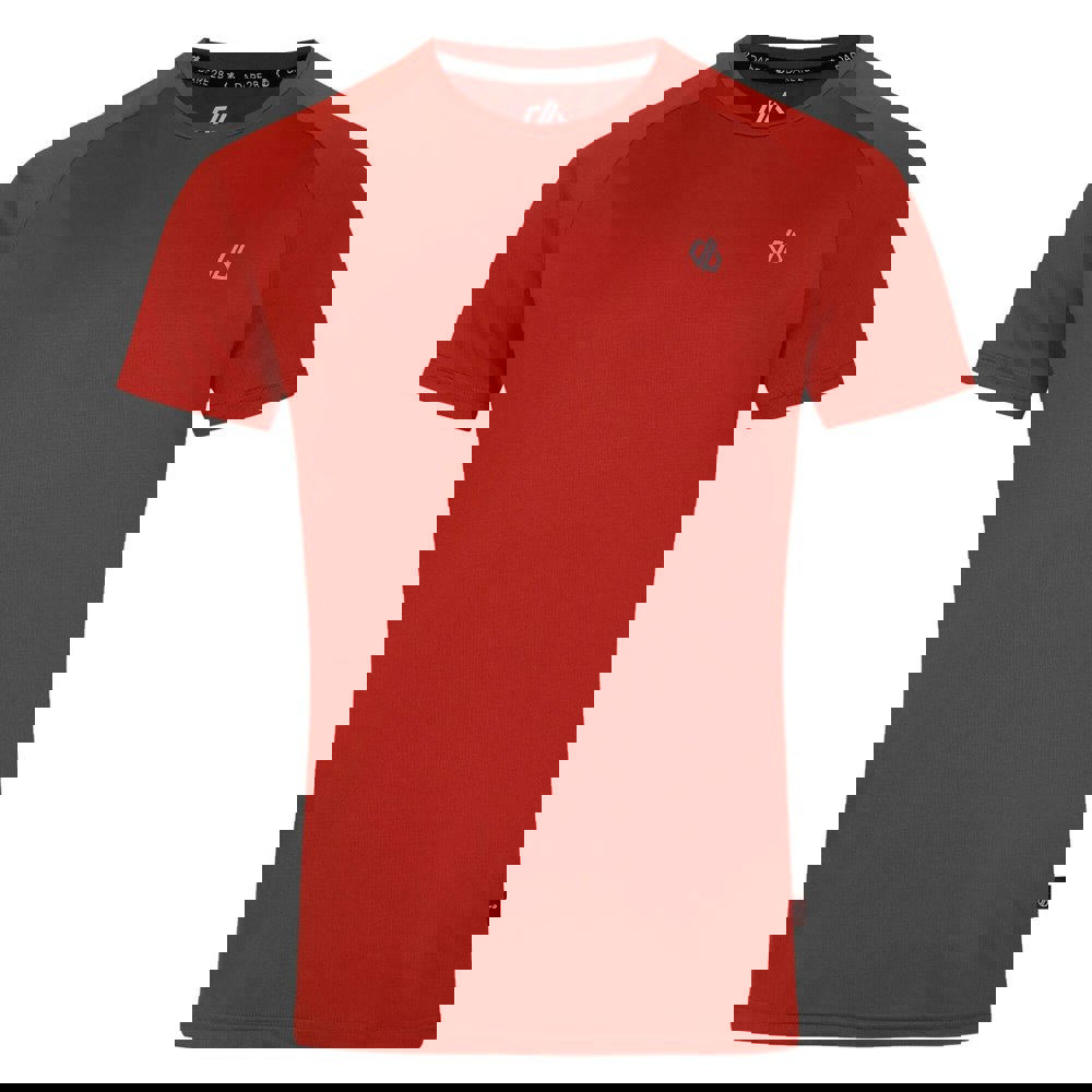 Dare 2B Mens Accelerate Lightweight T-Shirt - Tuscan Red