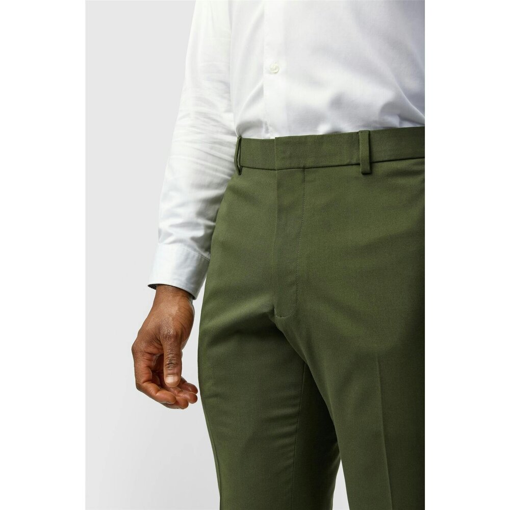 Limehaus Slim Fit Olive Trouser