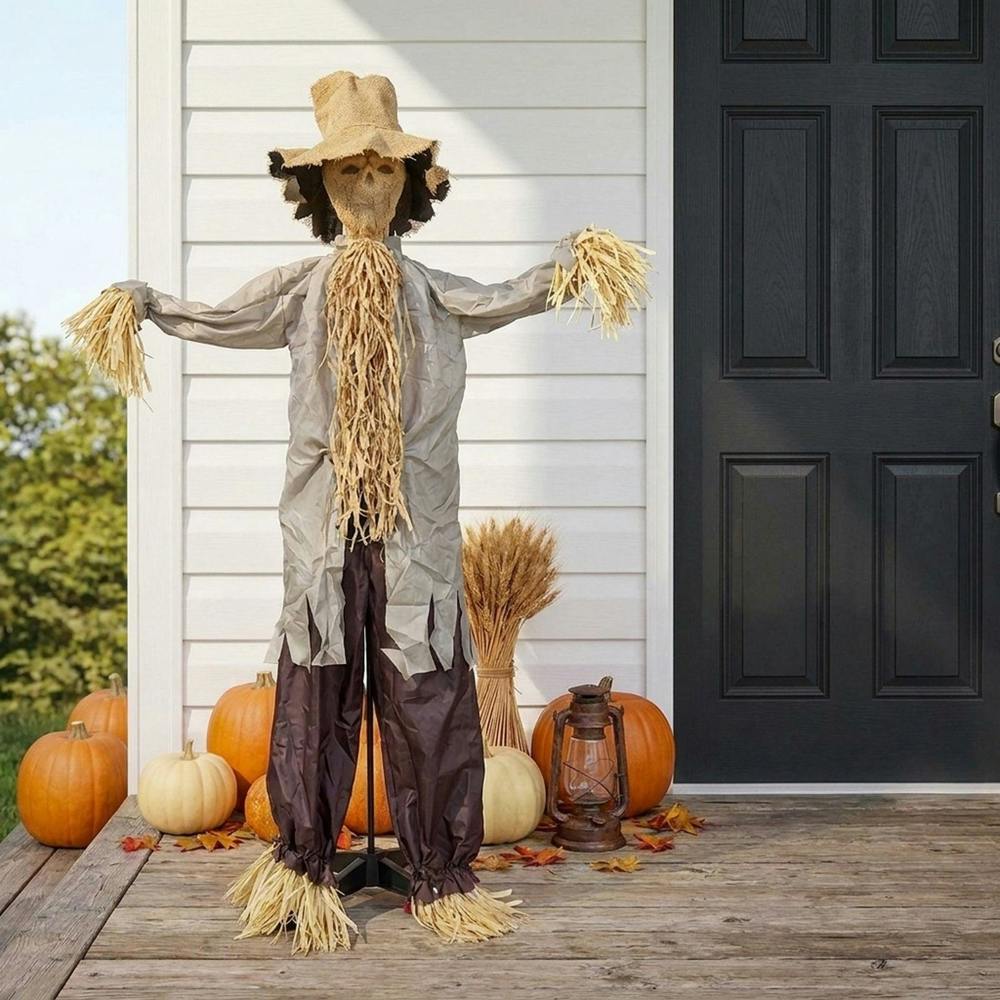 Garden Greatness Shaking LED Animated Halloween Scarecrow