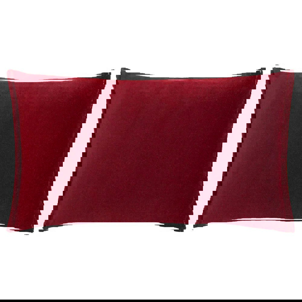 Wylder Holland Park Duo Peacock Rectangular Cushion Cover - Ochre/Claret