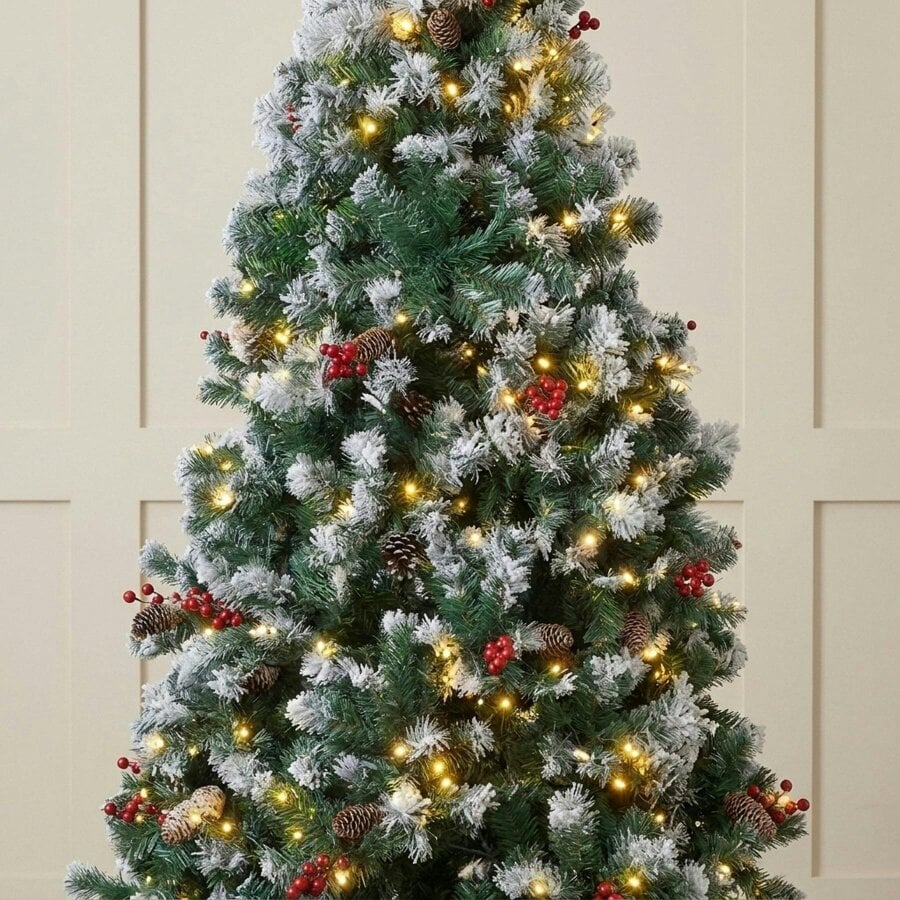 Garden Greatness 7ft Heritage Fir Artificial Christmas Tree with Metal Stand