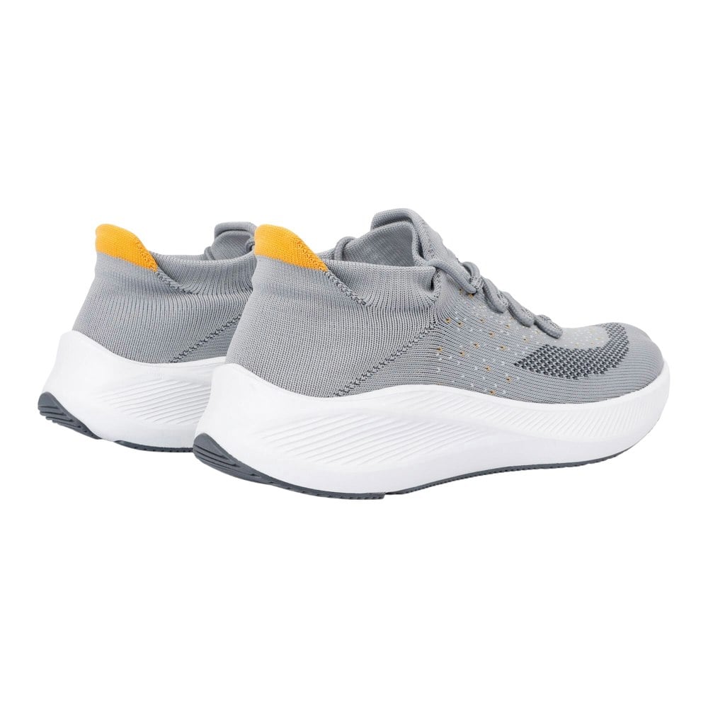 Regatta Mens Orton Trainers - Storm Grey/Orange