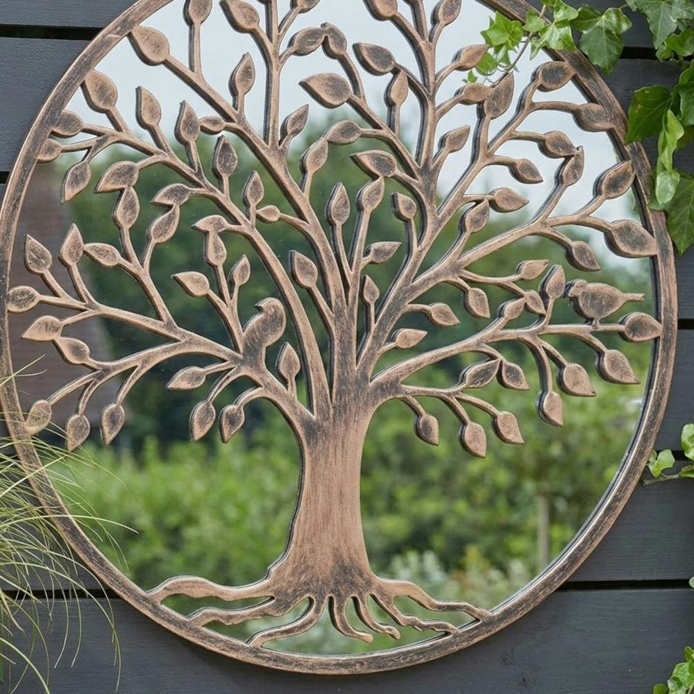 Garden Greatness Large Tree Of Life Garden Mirror