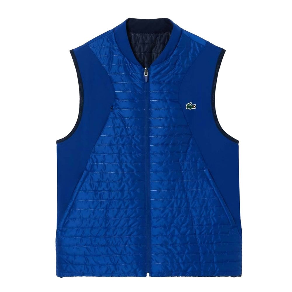 Lacoste Mens Reversible Sport Gilet - Navy