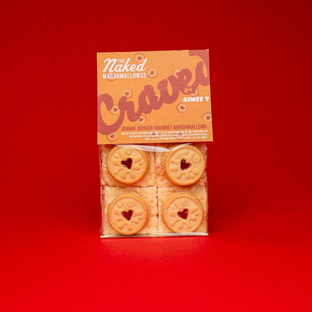 The Naked Marshmallow Co Jammie Dodger Gourmet Marshmallows