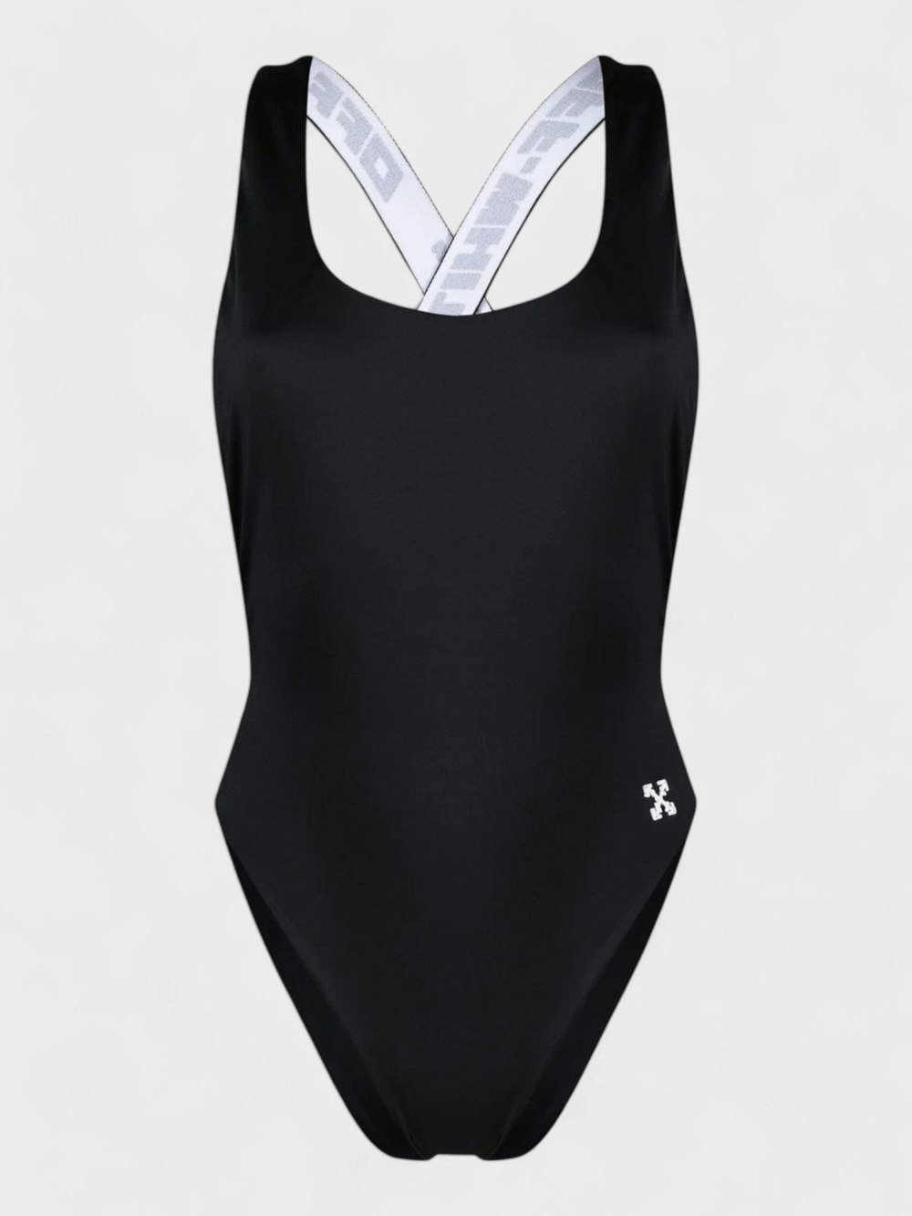 Off White Logo Band Swimsuit Black - Supplied FashionOff White