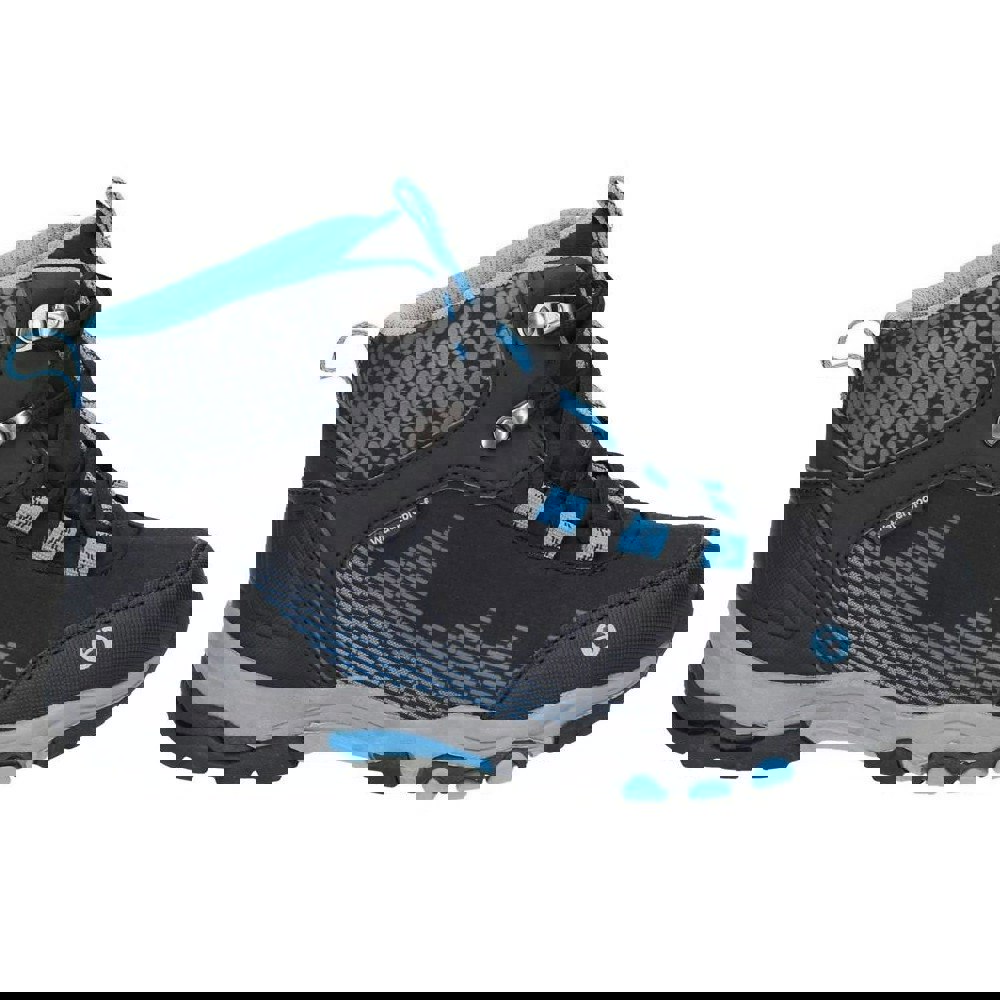 Cotswold Childrens/Kids Ducklington Lace Up Hiking Boots - Black/Blue