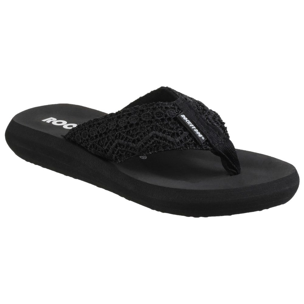 Rocket Dog Womens/Ladies Spotlight Slip On Sandals - Black