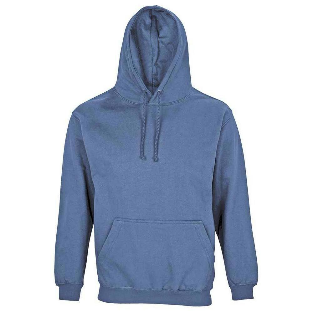SOLS Unisex Adult Condor Hoodie - Blue - Blue - 80% Cotton/20% Recycled Polyester