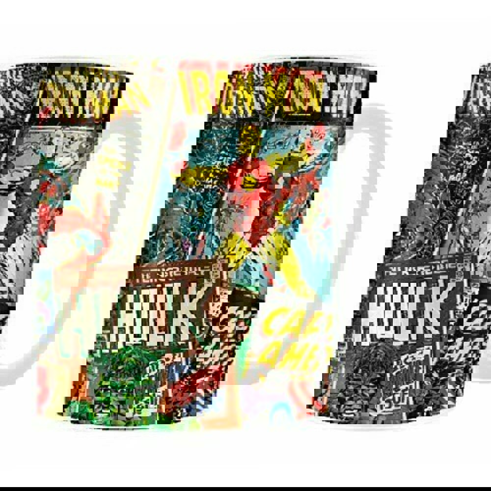 Marvel Retro Comic Cover Mug - Multicoloured