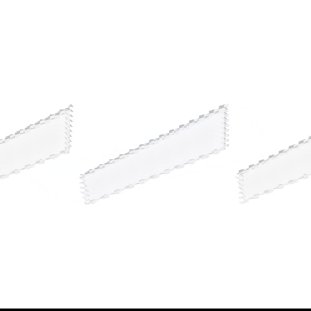 Flush Ceiling Panel Light White Rectangle Tile 40W Built in LED 4000K Loops