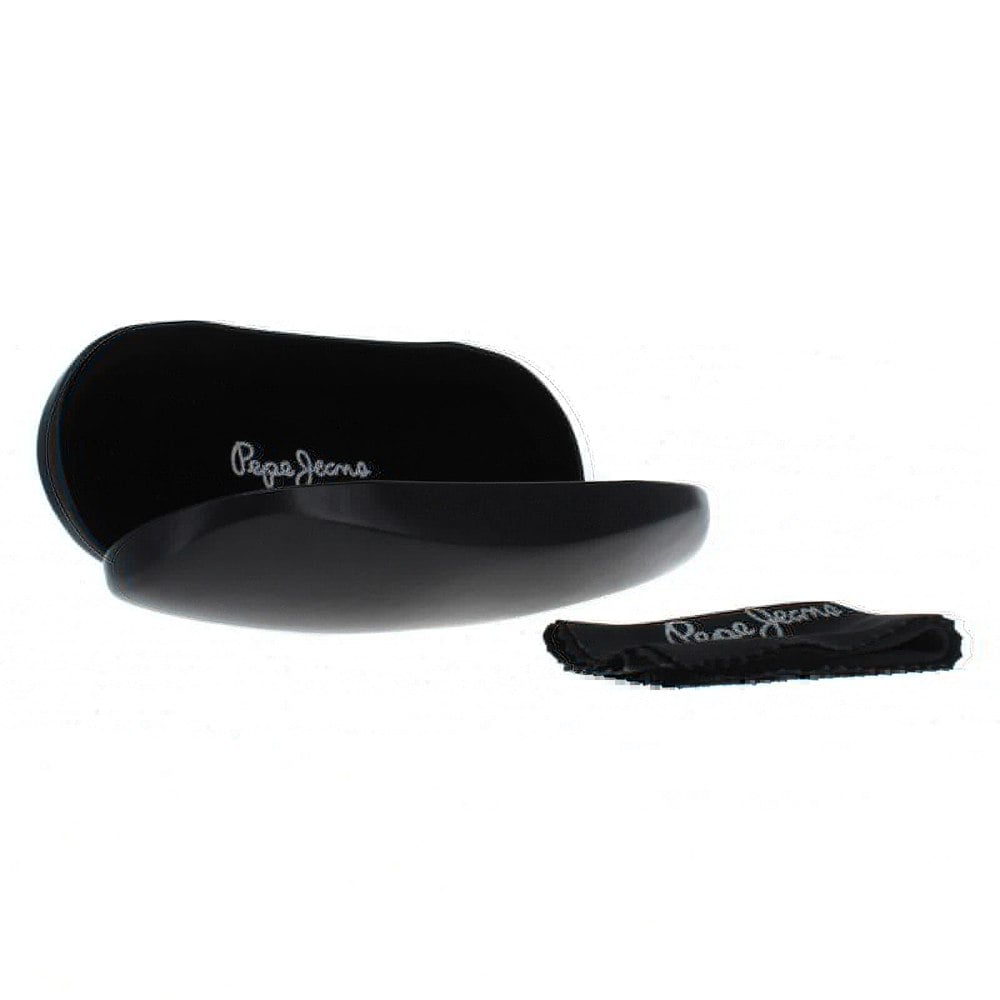 Pepe Jeans medium black hard Sunglasses Case with cleaning cloth