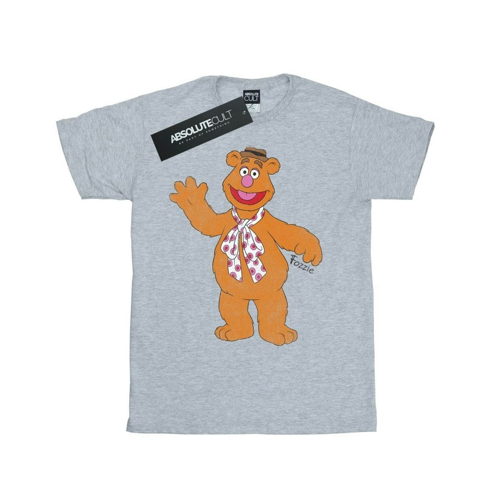 Disney Mens The Muppets Classic Fozzy T-Shirt - Heather Grey