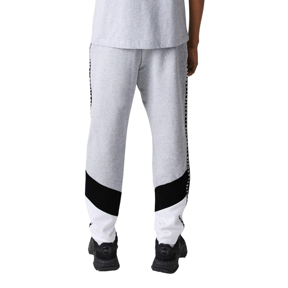 Lacoste Mens Fleece Logo Jogging Bottoms - Grey