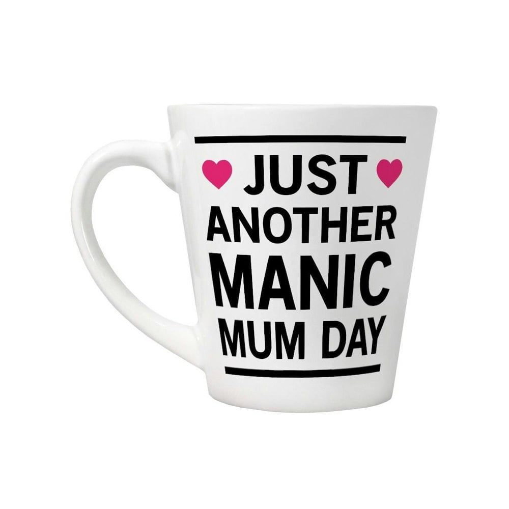 Grindstore Just Another Manic Mum Day Latte Mug - White