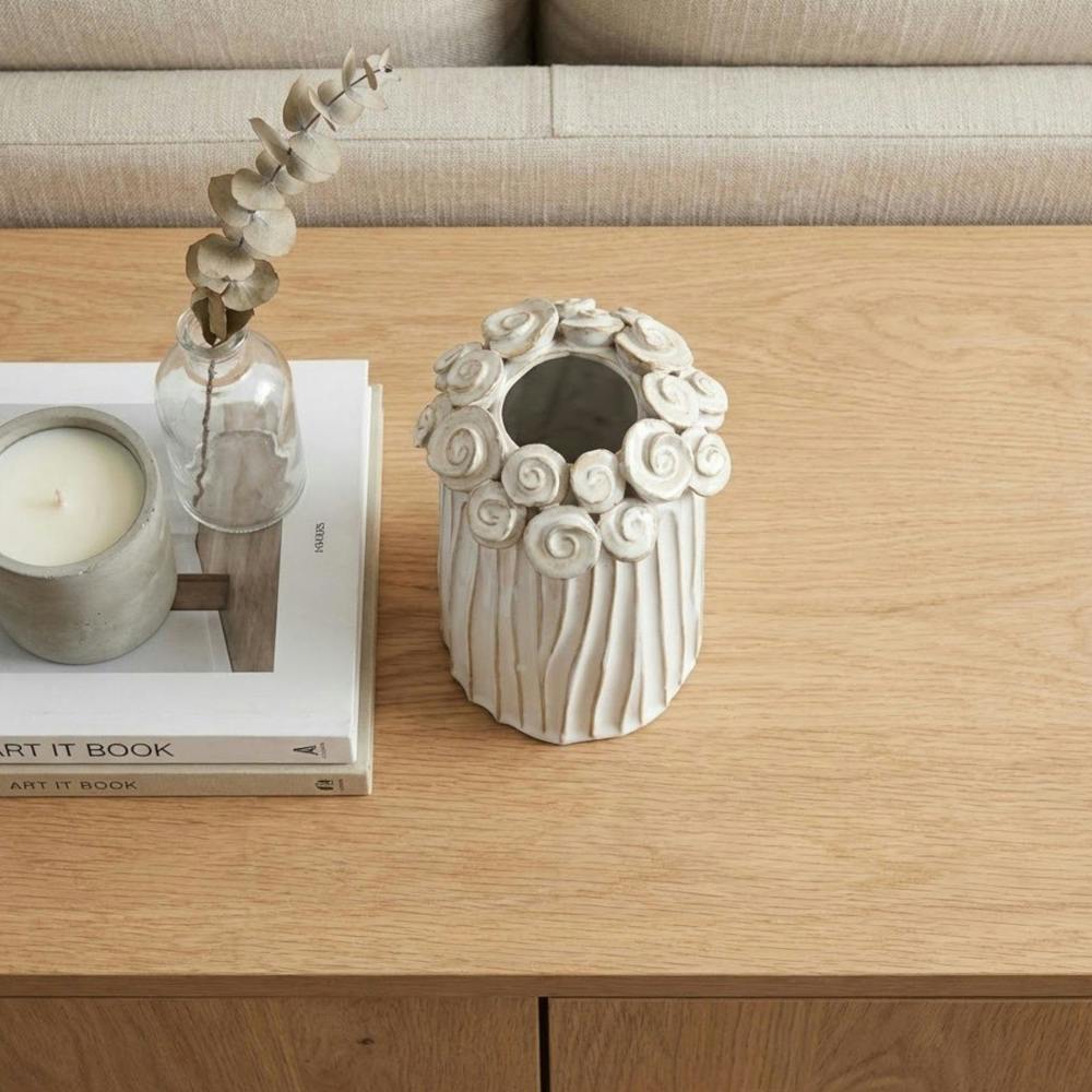 Garden Greatness Relica White Washed Flower Vase