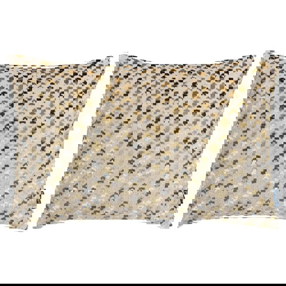 Paoletti Lexington Jacquard Velvet Cushion Cover - Warm Taupe