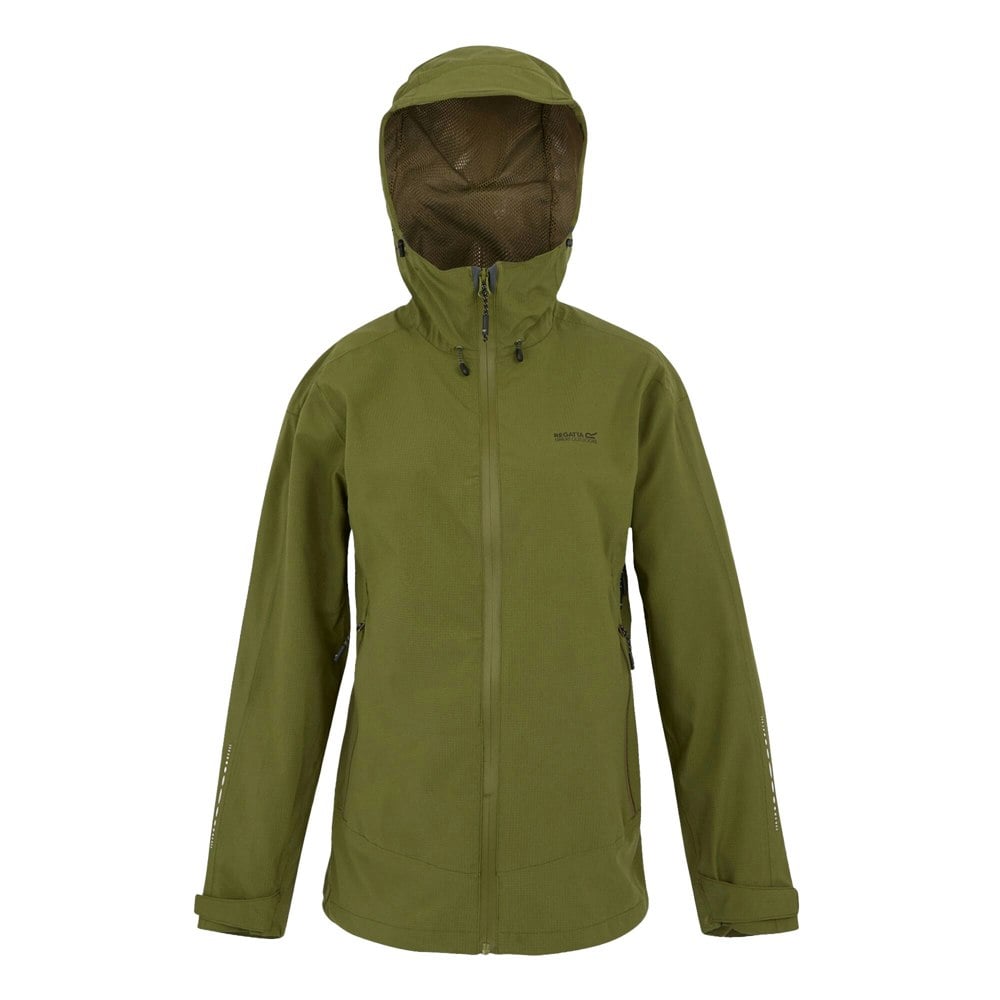 Regatta Womens/Ladies Okara Waterproof Jacket - Nephrite Green/Camo Green