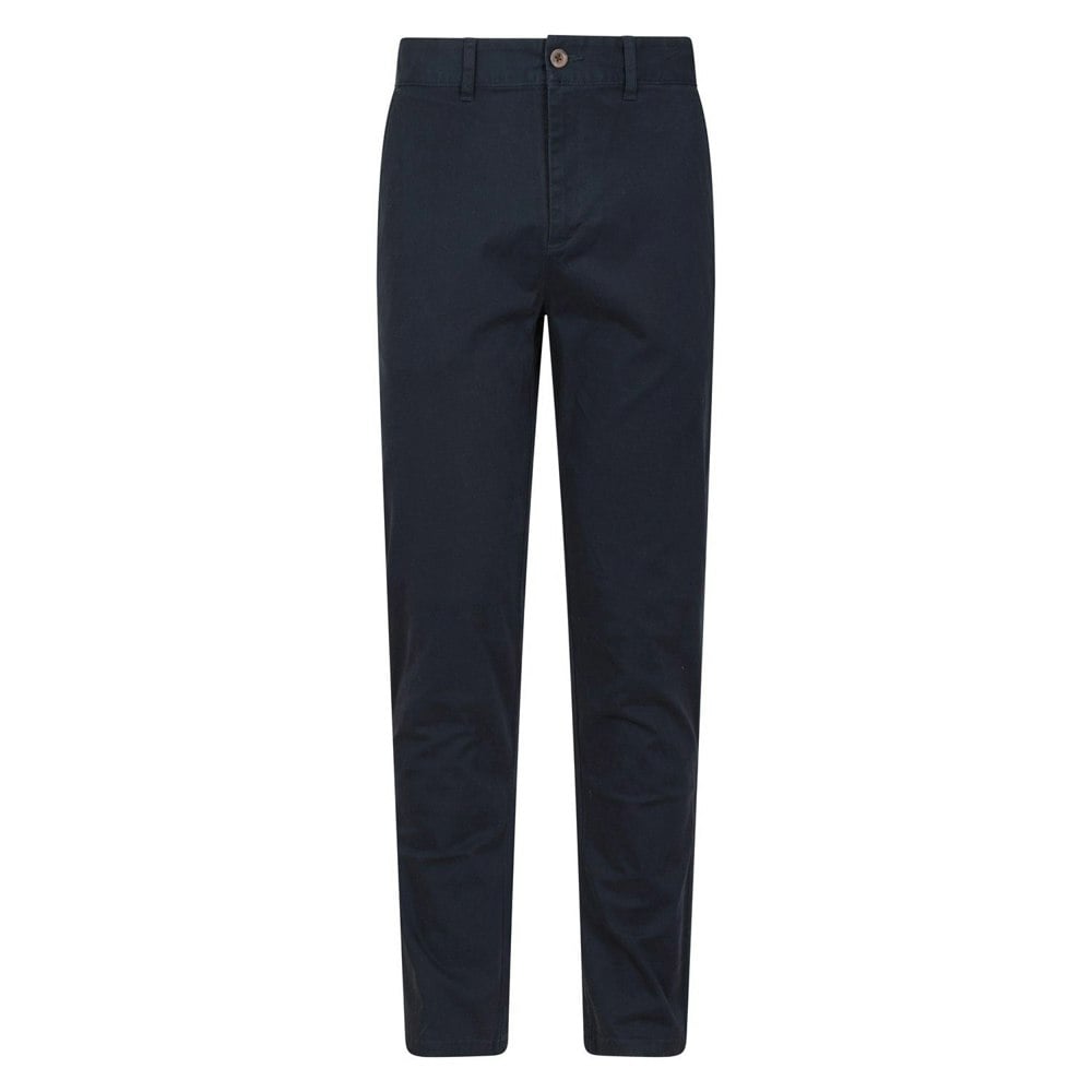 Mountain Warehouse Mens Woods Organic Cotton Chinos - Dark Blue