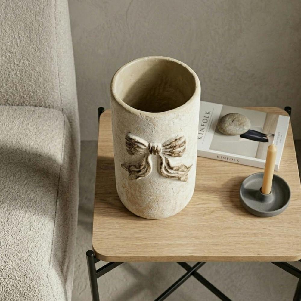 Garden Greatness Relica Bow Motif Decorative Vase