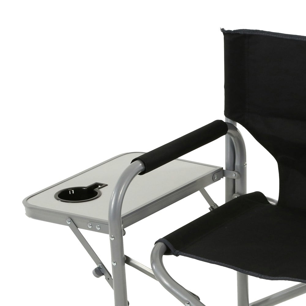 Regatta Directors Folding Camping Chair - Black/Seal Grey