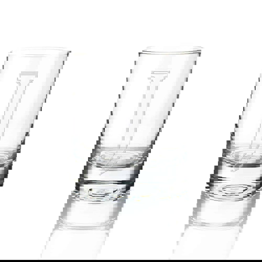 Diamante Initial J Whisky Tumbler - Single Glass