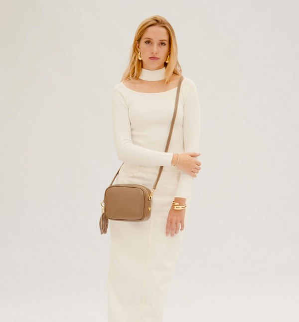 Apatchy London Latte Tassel With Maze Strap