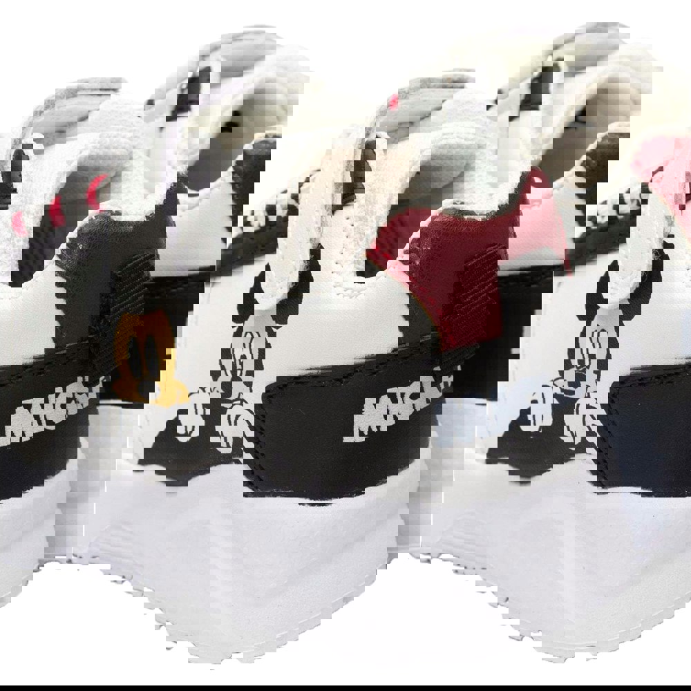 Disney Childrens/Kids Mickey Mouse Trainers - White/Black