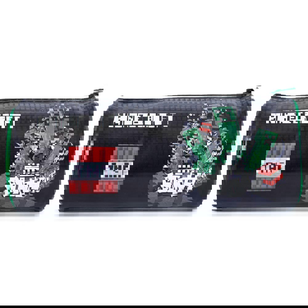Minecraft Barrel Pencil Case - Multicoloured