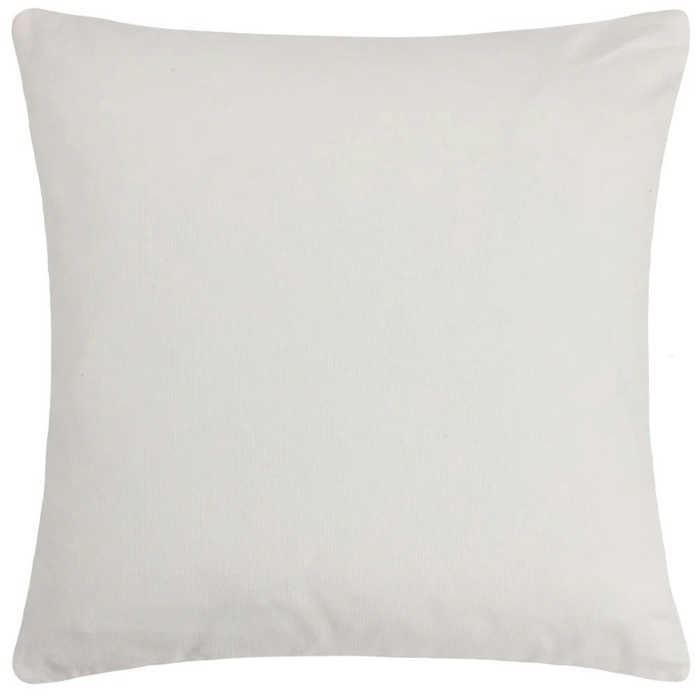 Furn Anjo Geometric Crewel Cushion Cover - Green/Multicoloured