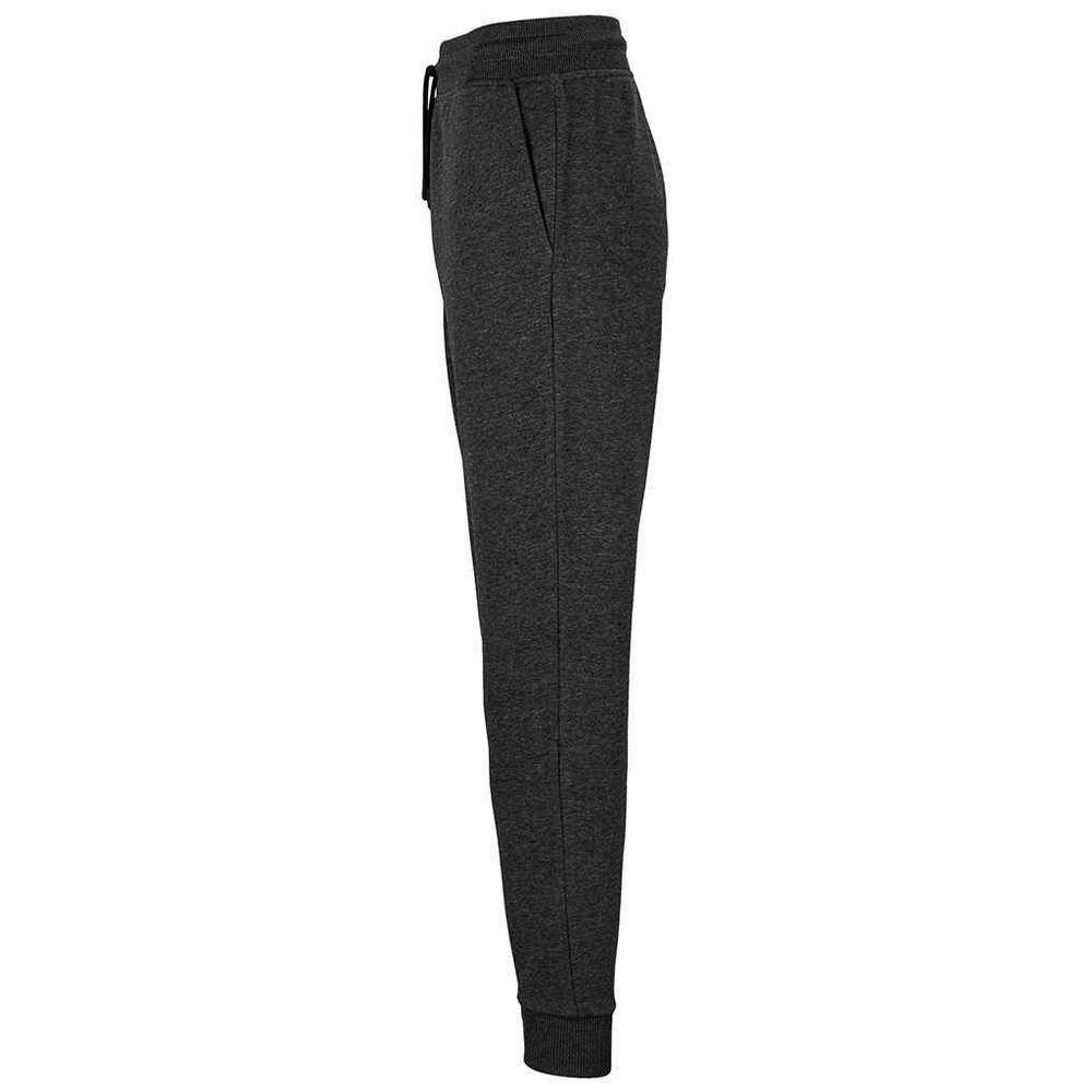 SOLS Unisex Adult Jumbo Organic Slim Jogging Bottoms - Charcoal Marl