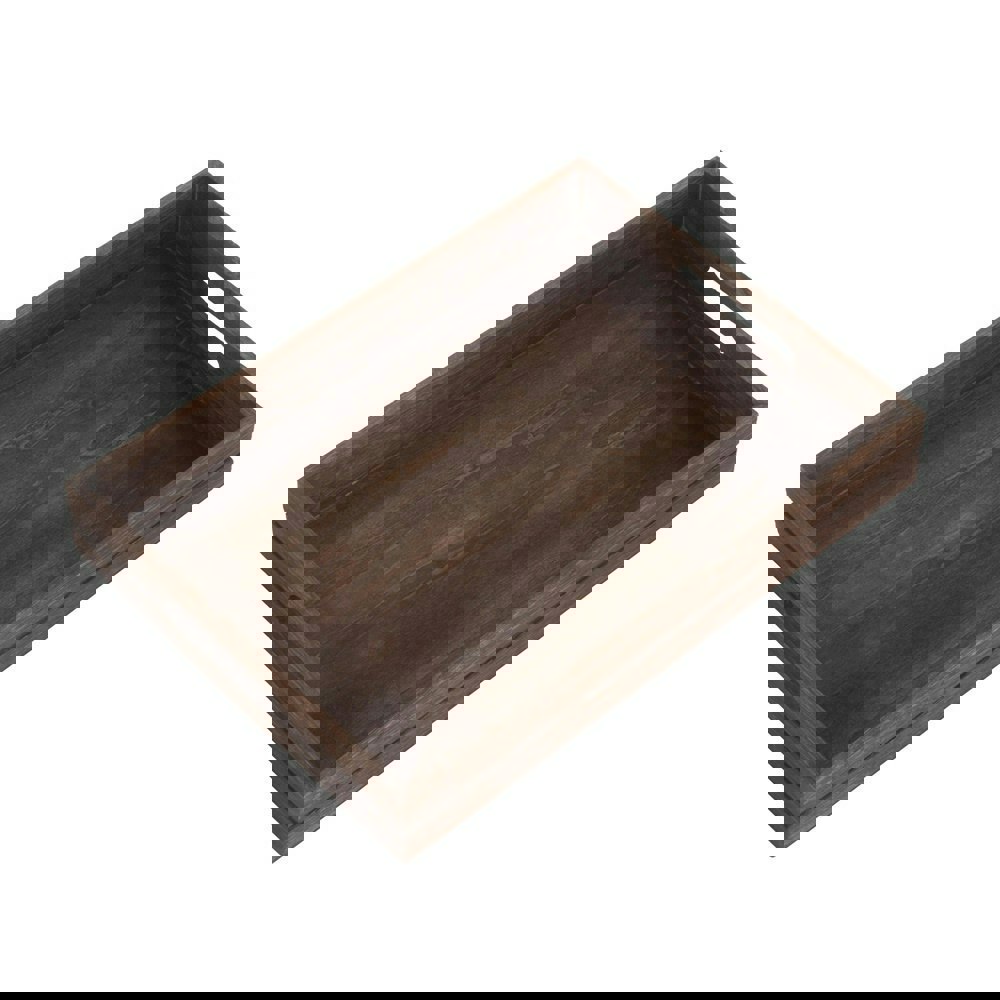 Dark Wooden Tray