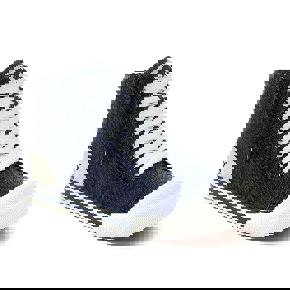 Rocket Dog Womens Jazzin Hi Trainers - Navy