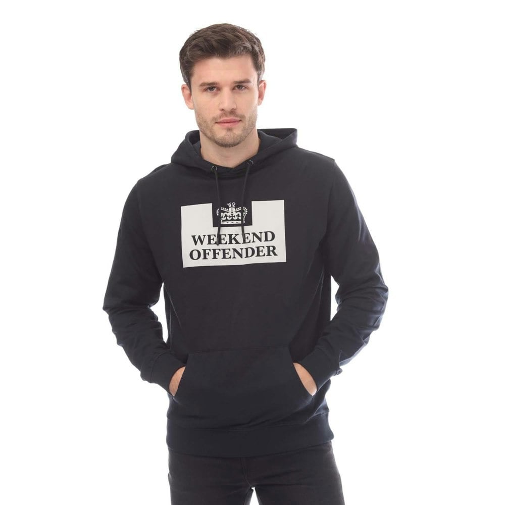 Weekend Offender Mens Garrison Hoodie - Navy