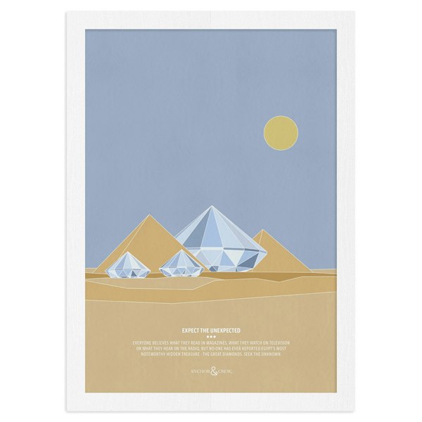 Anchor & Crew The Great Diamonds Archival Giclée Paper A3 Wall Print