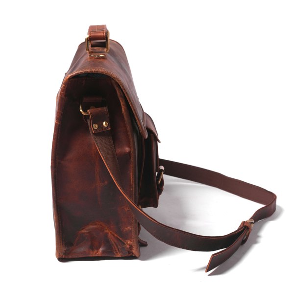 Loculus Buffalo Leather Satchel Messenger Bag - DÖTCH CLUB