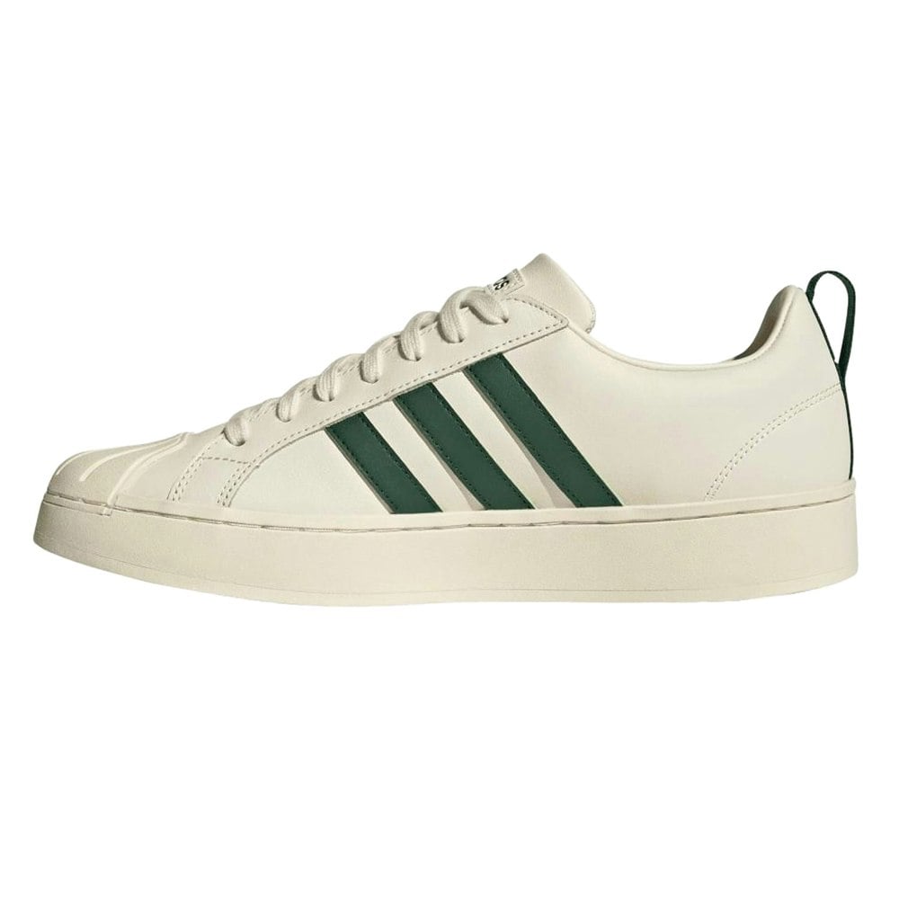 Adidas Mens Streetcheck Leather Trainers - Cream
