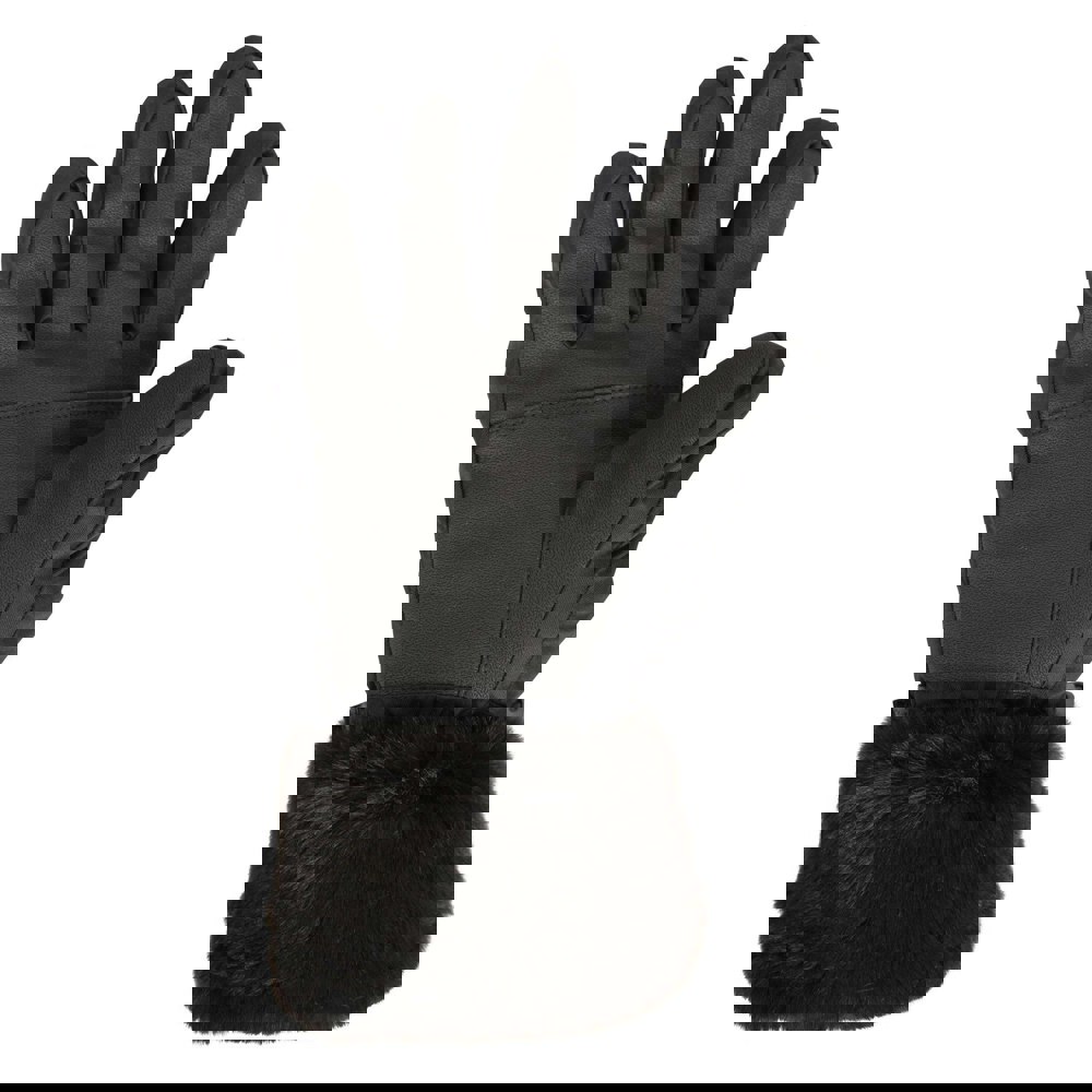 Mountain Warehouse Women's Parallax Waterproof Ski Gloves - Black